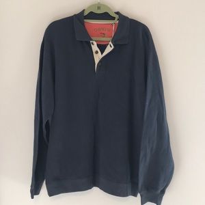 Orvis Navy Button Pullover
